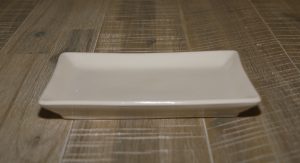 rechthoekige schaal wit