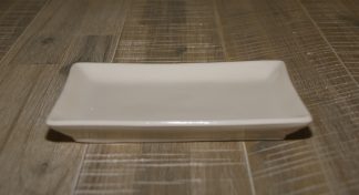 rechthoekige schaal wit